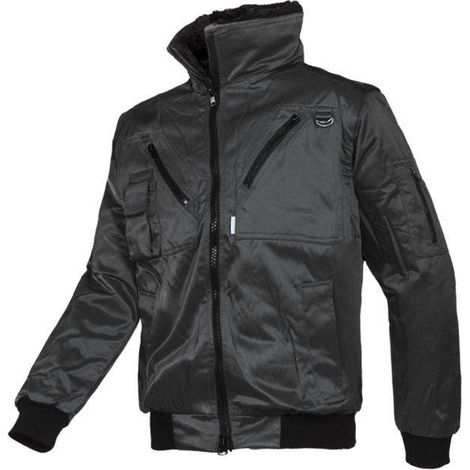 Blouson fourré Hawk manches amovibles noir - taille XXXL - Sioen