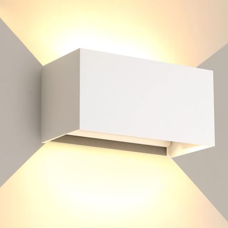 Applique murale d'extérieur LED 24 W, étanche IP65, moderne, en aluminium, lumière blanche chaude 3 000 K [Classe énergétique E] (1/5)