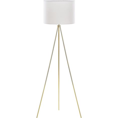 Lampada da pavimento moderna color oro e bianco Vistula