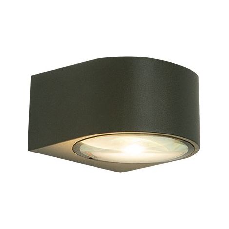 Applique Murale Extérieure LED 5W IP54 Graphite ZAMBELIS - Blanc chaud - 3000K (1/2)