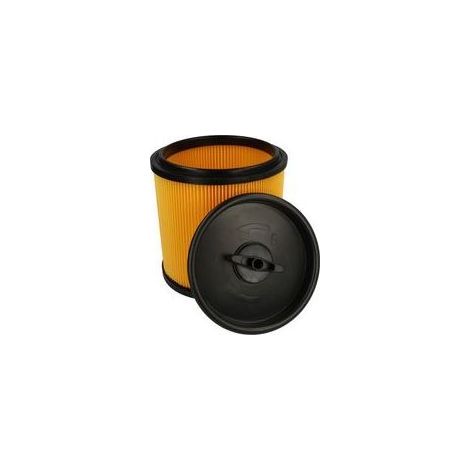 – Plissierter Filter für Dexter VOD 1530 SWC 30L Staubsauger – Trockensaugen – Schnellwechselsystem – Kompatibel mit VQ 1420 SFD 20L – Schwarz/Gelb (1/5)
