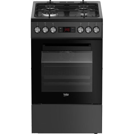 Beko FSM51330DAOT Cocina de gas y horno eléctrico negro (1/3)