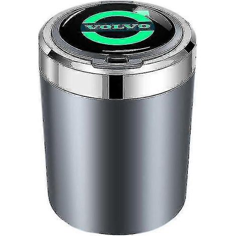 Cendrier multifonctionnel pour voiture (gris) pour Volvo XC60, S90, XC90, V90, V60, S60 et XC40 (1/5)