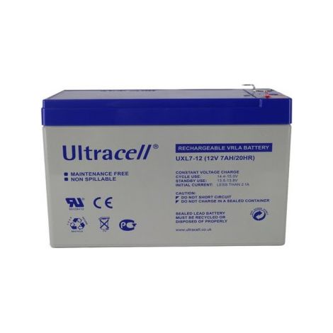 Batterie Plomb - Ultracell UXL7-12 - 12 V 7 Ah