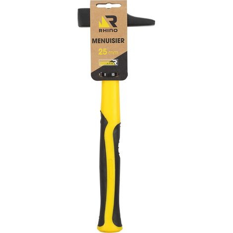 Marteau Menuisier 20 mm – Manche Trimatière Fibre de Verre – Marteau de Bricolage pour Bois, Tapisserie et Petits Travaux – Prise Confort (1/5)