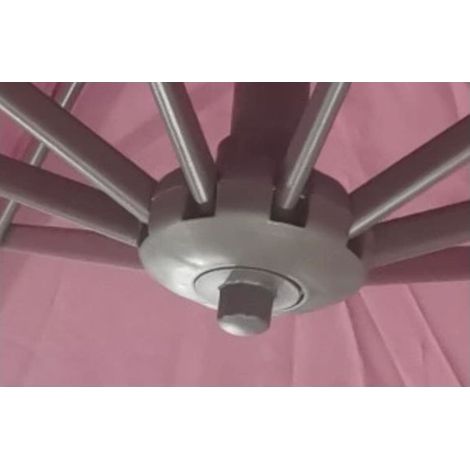 Support Métallique Robuste pour Parasol Déporté et Romain, Accessoire d'Extérieur à Installation Rapide (1/5)