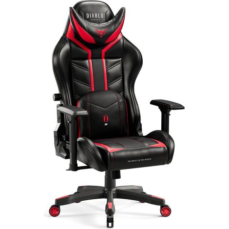 Chaise de gaming Diablo X-Ray 2.0 King Size: Noire-rouge