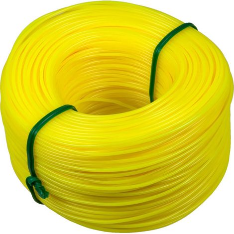 Nylon desbrozadora redondo Orework 1 mm x 100 m amarilla