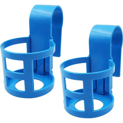 2 Pièces Porte Gobelet de Piscine Multifonctionnel Porte-Gobelets pour Barre Supérieure Ronde de 5,1cm ou Moins (1/5)