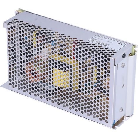 Alimentation à découpage stable 12V 5A, transformateur DC pour bande LED, ordinateur, projecteur, caméra, AC 240V, S-200-12 (1/5)