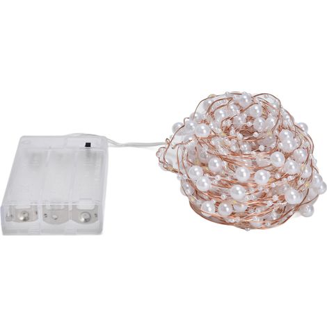 Guirlande lumineuse LED 10m Perles Fée Lumière de Noël Fil de Cuivre Décoration Chambre (1/5)