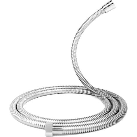 RHG Tuyau de douche universel 2,0 m, tuyau de douche en acier inoxydable standard anti-torsion, tuyau de douche de remplacement (1/5)