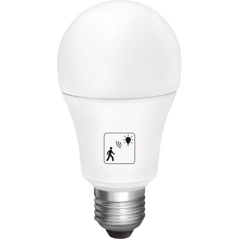 Lampadina led Matel con sensore di movimento e27 10w freddo