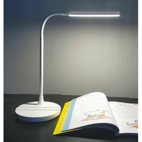 Tischlampe, kabellose Schreibtischlampe mit Augenschutz, wiederaufladbar, mobiles Büro, EU-Plug-in-Ladefunktion, Dual-Use-USB