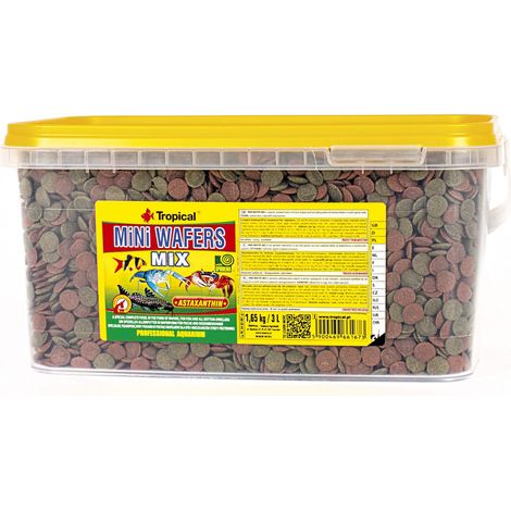 MINI WAFERS MIX 3L / 1,65kg - Per pesci e animali in generale che vivono sul fondo (1/2)