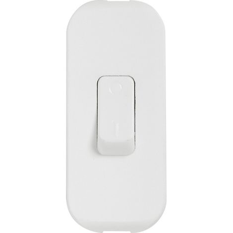Legrand – Interrupteur à bascule bipolaire pour lampe – Couleur blanche – Système de serre-câbles à vis pour installation sécurisée – Compatible 2x0,75mm²