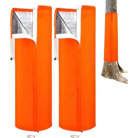 Enveloppe D'arbre Pour Hiver - 2 Pièces Housse De Protection Hivernale Isolante - Avec Cordon De Serrage Isolation Protection De Tronc D Arbre,pour de Palmier, Trottoir,, Terrasse, Extérieur, Te (1/5)