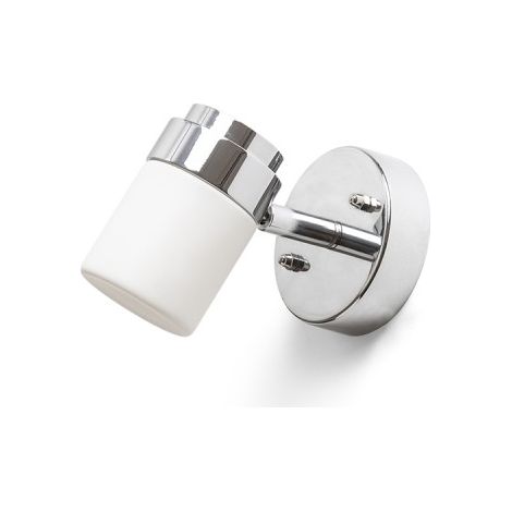 Lampadario LINN I da parete  vetro opalino/cromo 230V G9 LED 3W IP44