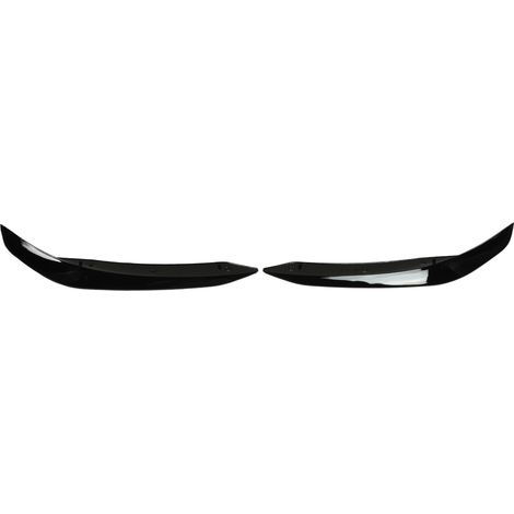 Kit de remplacement de spoiler latéral de pare-chocs avant noir brillant pour Mercedes-Benz Classe CLA C118 AMG Line CLA45 (1/5)