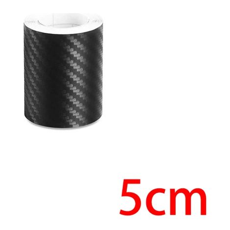 (10 m - 5 cm) Bande adhésive 3D en fibre de carbone pour voiture, à coller soi-même, pour seuil de porte, rétroviseur latéral, anti-rayures, imperméable, pour l'intérieur. (1/5)