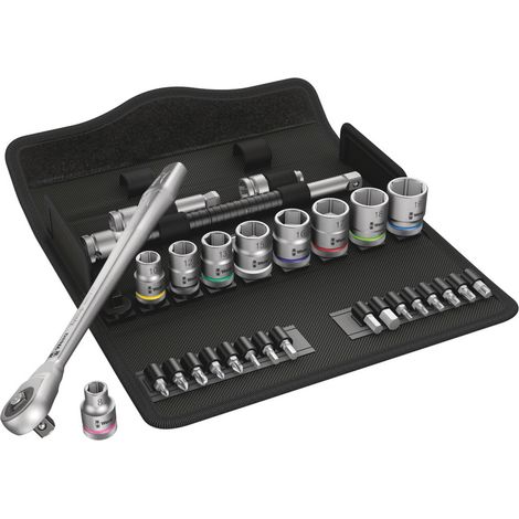 Steckschlüsselsatz Zyklop Metal 29-tlg.3/8 Zoll SW 8-19mm Z.76 6KT WERA (1/5)