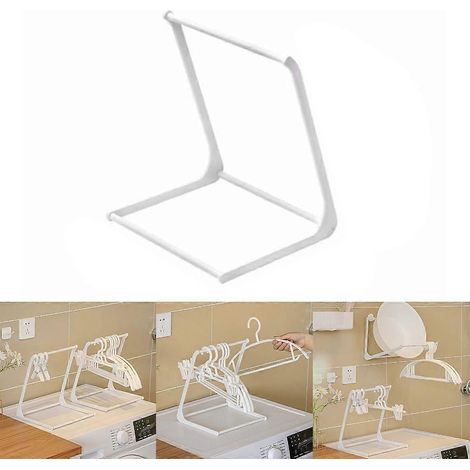 Organisateur de cintres pour placard et buanderie, étagère de rangement empilable (1/4)