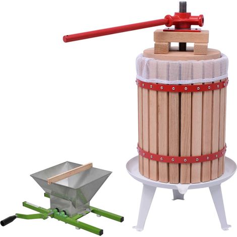 Set Frantoio e Pressa per Frutta e Vino 2 pz vidaXL (1/5)