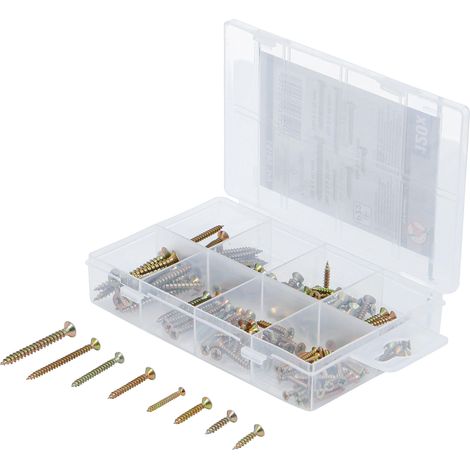 Juego de tornillos BGS Do It Yourself plateado 7 tamaños 120 (1/4)