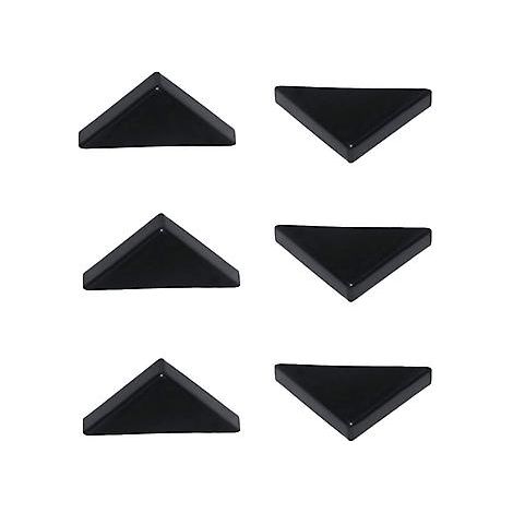 Protections d'angle - 20 protège-coins de table - Protections robustes - Noir - Plastique - Protections d'angle de table pour bébés et enfants