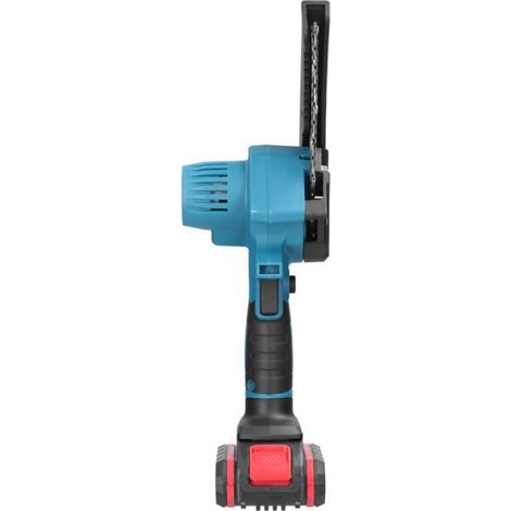 tronçonneuse de 4 pouces Tronçonneuse 21V Scies électriques portables bricolage scie Prise EU multicolore 2 piles (1/4)