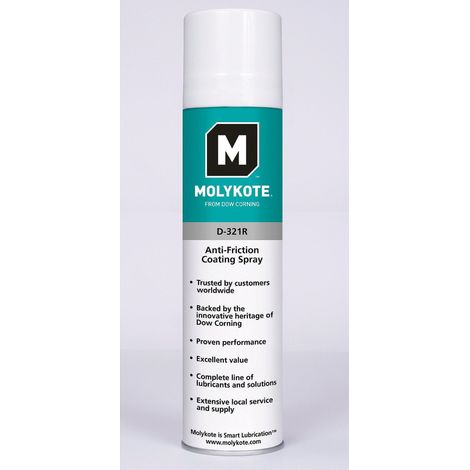 Molykote D 321 R Hochtemperatur-Trockenschmiermittel grau-schwarz