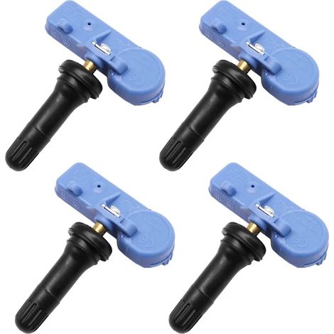 (4 pièces) 13581561 Capteurs de pression des pneus 433 MHz pour véhicules, compatibles avec Cadillac CTS, Escalade, Chevrolet Aveo, Express 2500, GMC Sierra et Yukon (réf. 20922901). (1/5)