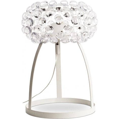 Tischlampe - Kristallknopf Wohnzimmerlampe - Klein - Savoni Transparent (1/4)