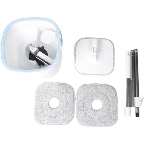 Fregona de microfibra Lazy, herramientas de limpieza para el hogar, separación de agua limpia y aguas residuales.