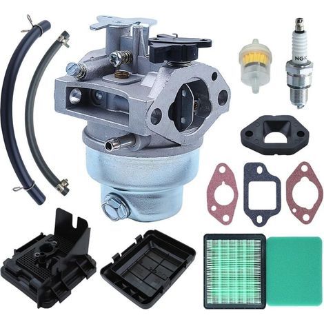Kit Carburateur pour Honda GCV160 Moteur et Tondeuse,Carbu GCV 160 Tondeuse à Gazon avec Bougie d'allumage,Filtre à Air,Joint (1/5)