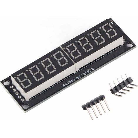 Module d'affichage numérique à tube LED 8 chiffres 7 segments 0,36 pouce, puce de commande TM1637, jaune (1/5)