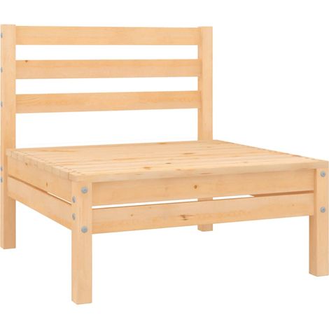 Maison Exclusive - Garten-Mittelsofas 4 Stk. Massivholz Kiefer