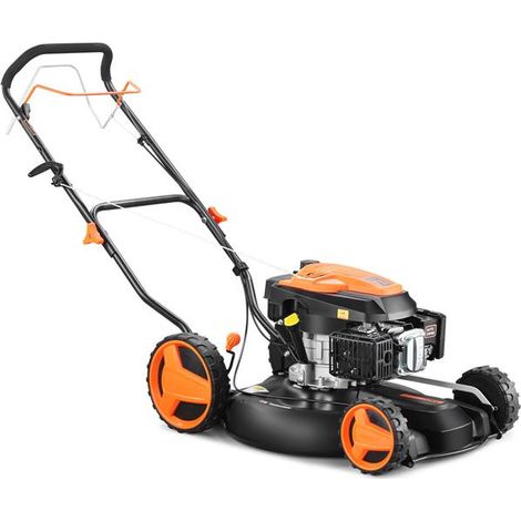 Cortacésped de gasolina con sistema de mulching y tracción automática FUXTEC FX-RM51SA96
