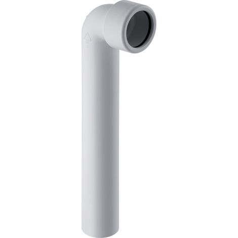 Geberit coude de raccordement 90° avec raccord à compression: d=40mm, H=30cm, 90°, K=24cm, blanc alpin, 152223111