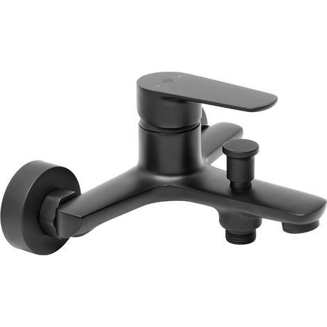 Mitigeur de salle de bain Swiss Aqua Technologies Mood sans kit de douche 150 mm noir SATBSMOOD222C (1/5)