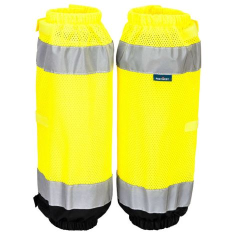 Polainas de contraste de alta visibilidad PORTWEST HV389  Amarillo/Negro