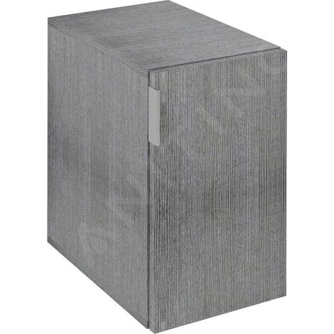 Sapho Cirasa - Armoire latérale, 30x52x46 cm, 1 porte, chêne argenté CR302-1111 (1/2)