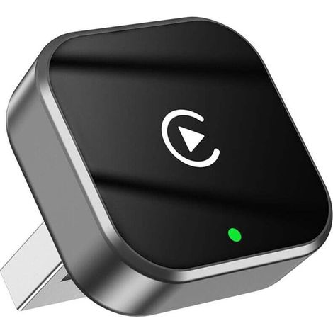 CarPlay sans Fil 2 en 1 pour Apple CarPlay/Android Auto,Mini Adaptateur sans Fil pour iPhone/Android et Plus de 927+ Voitures,Bluetooth 5.3 et WiFi 6,sans décalage,Plug and Play,Connexion Automatique, (1/4)