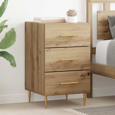Bedside Cabinet Artisan Oak 40 x 40 x 66 cm Engineered Wood vidaXL (1/5)