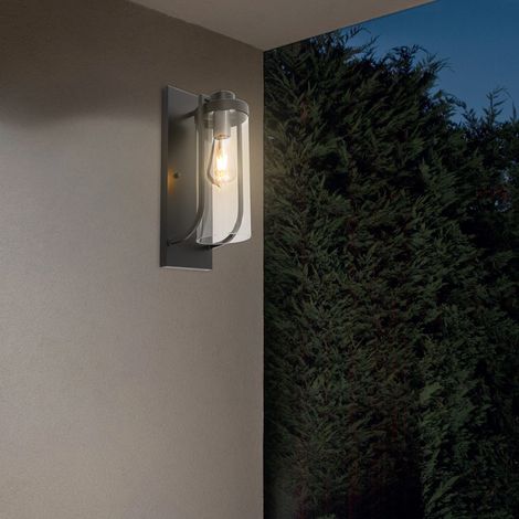 Outdoor Retro Wandleuchte, 40W E27 Glühbirne, elegante Dekorationsleuchte mit Glasabdeckung, 15  16  40cm