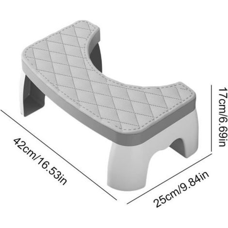 Marche Pied Physiologique WC, Tabouret De Toilette pour Salle De Bain, Tabouret WC pour Salle De Bain Et WC, Anti Constipations (1/4)