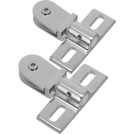 pivotante pour porte de douche en alliage de zinc épais lot (1/5)