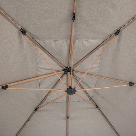 Sonnenschirmbezug Soly Haselnussbraun - 4 x 3 m