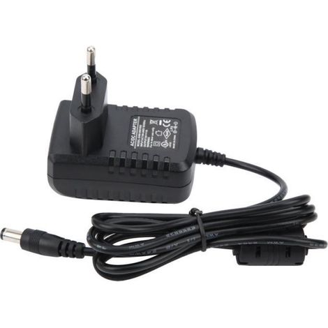 Adaptateur Cc-Ca - 9 V 1 A - Pour Claviers Pianos Pedales D Effets Amplificateurs - 1 Unite (1/4)