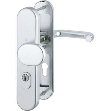 HOPPE Guarnitura di protezione Paris 86G/3332ZA/3310/138L Alluminio F1 72mm 42-47mm - 3666318 (1/2)